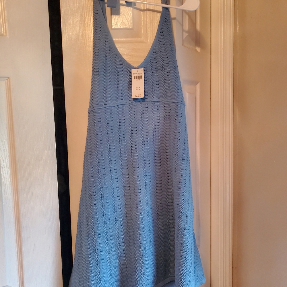 Crochet halter dress